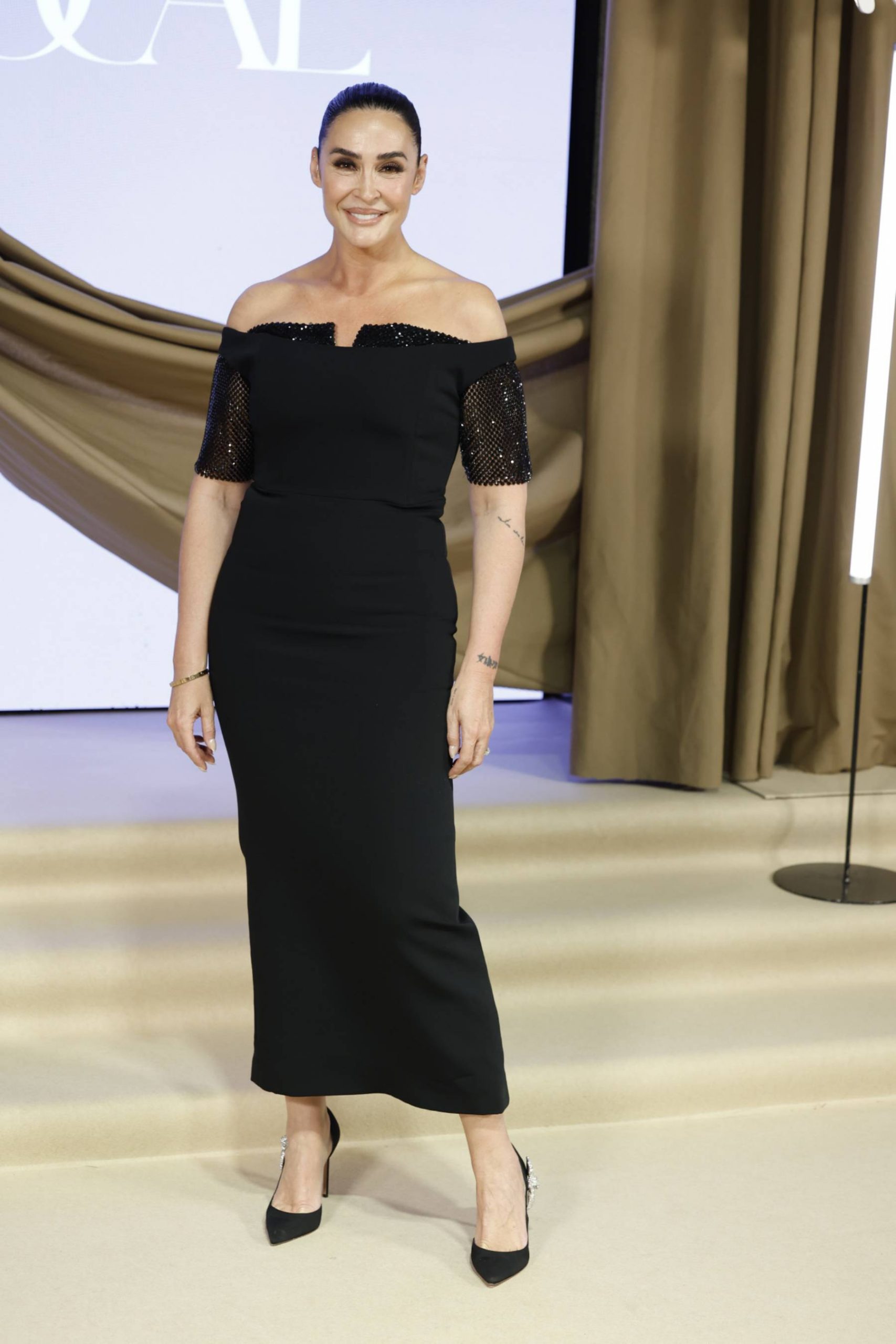 Vicky Mart&iacute;n Berrocal en el estreno de 'Las Berrocal'. (Foto: Gtres)