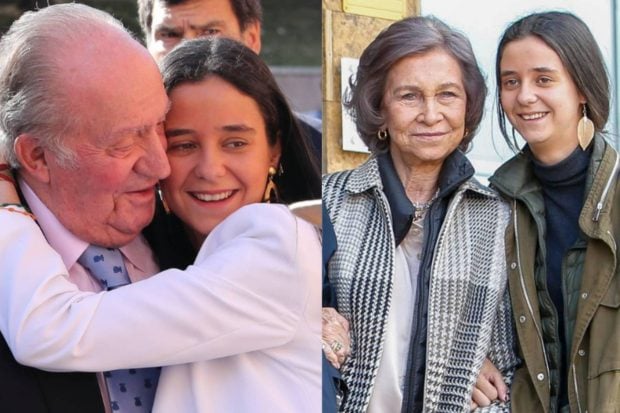 Victoria Federica, Juan Carlos, Reina Sof&iacute;a