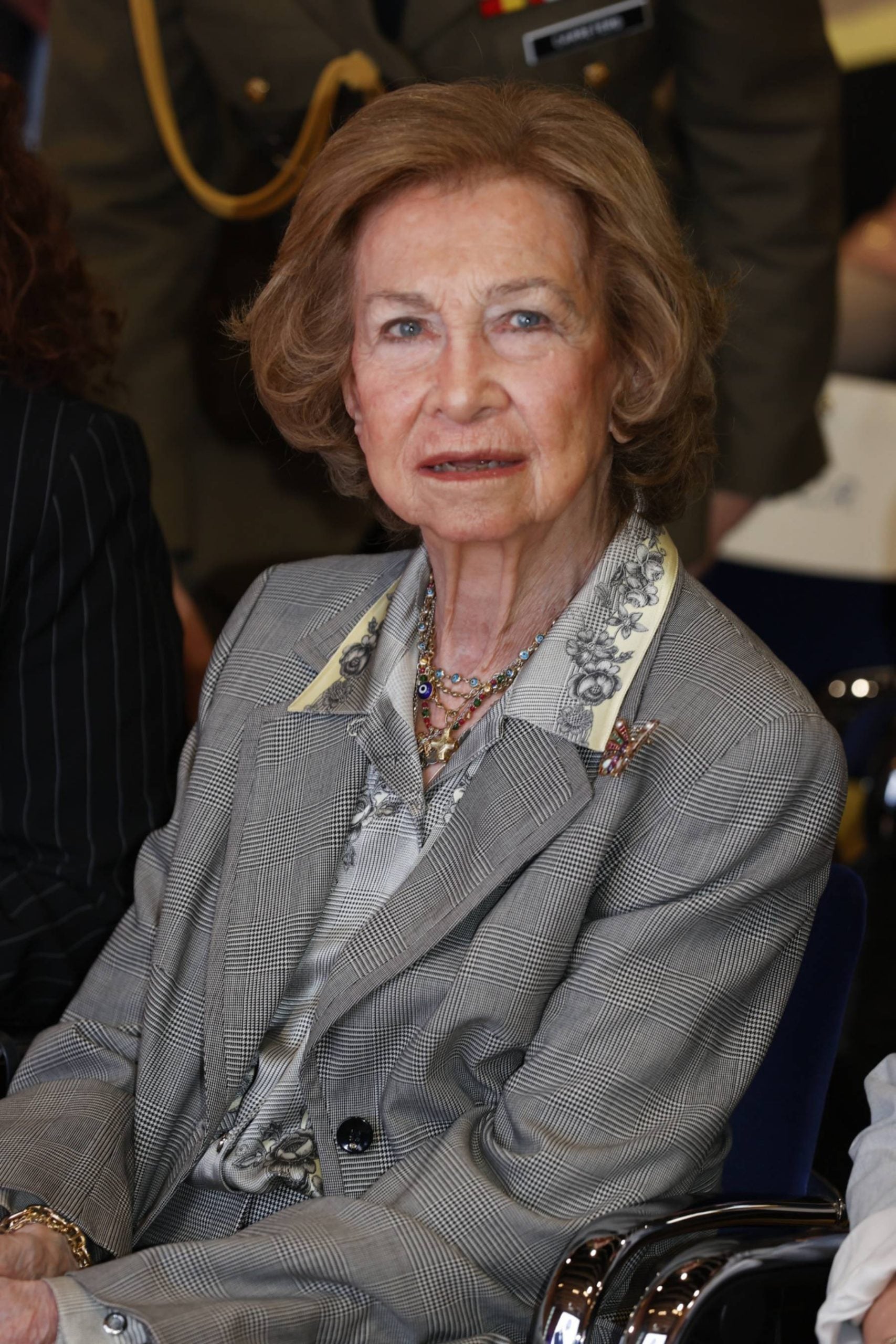 La Reina Sof&iacute;a en un acto oficial. (Foto: Gtres)
