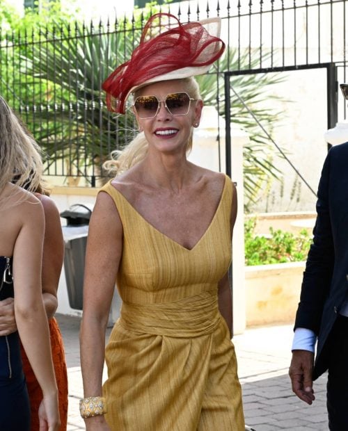 Bel&eacute;n Rueda en la boda de su hija. (Foto: Gtres)