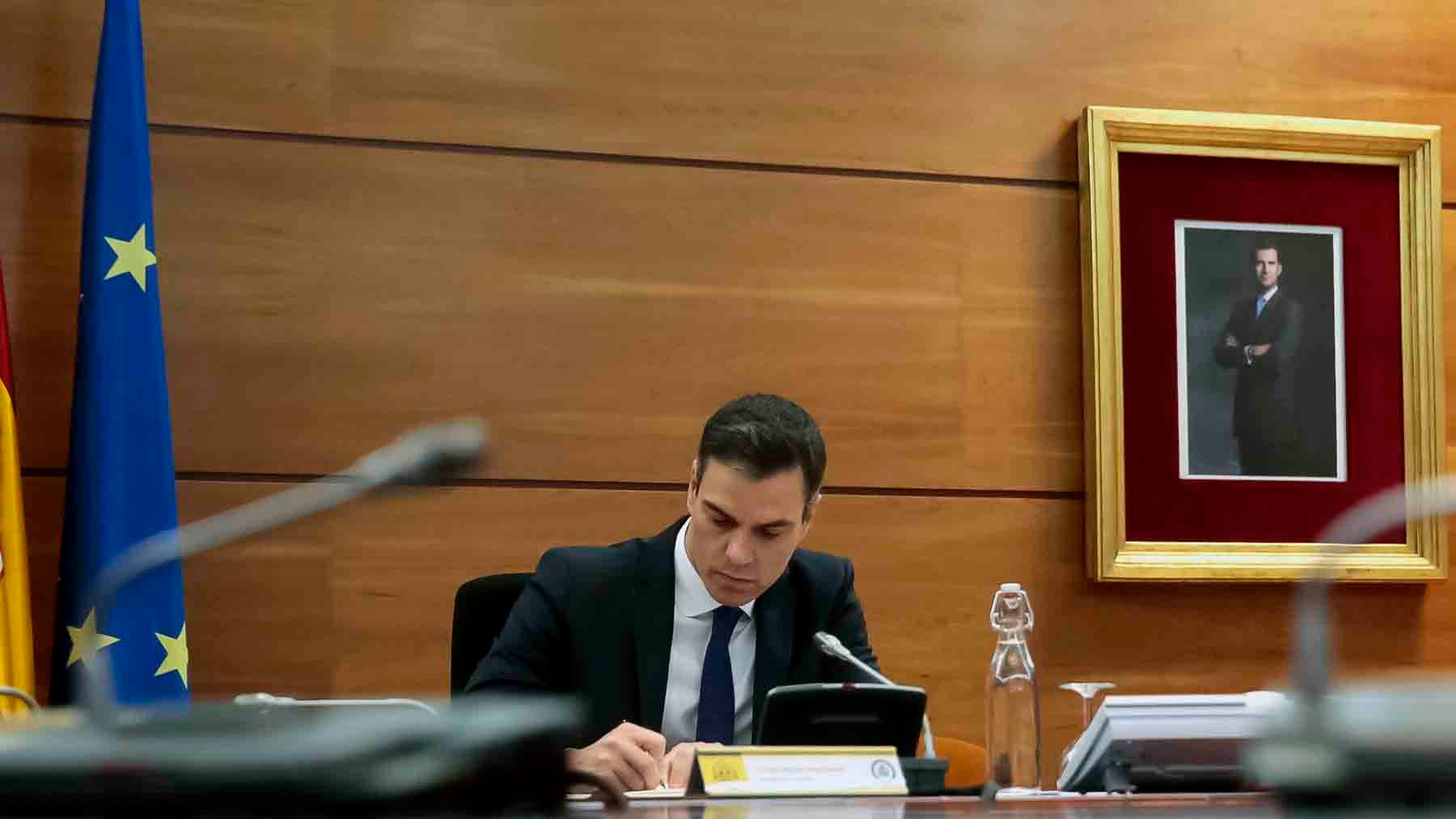 Pedro S&aacute;nchez, Moncloa