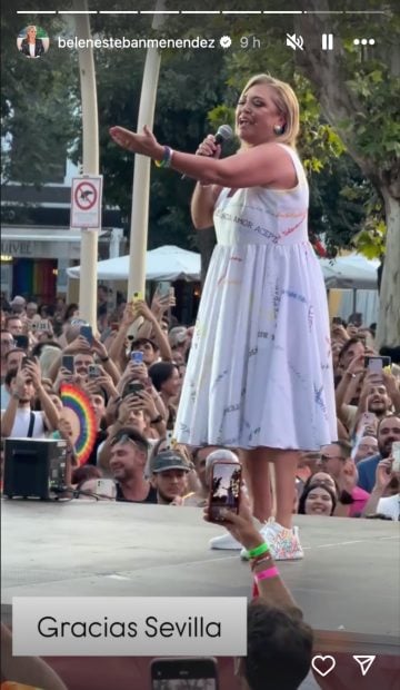 Bel&eacute;n Esteban, Bel&eacute;n Esteban Orgullo gay, Anabel Pantoja