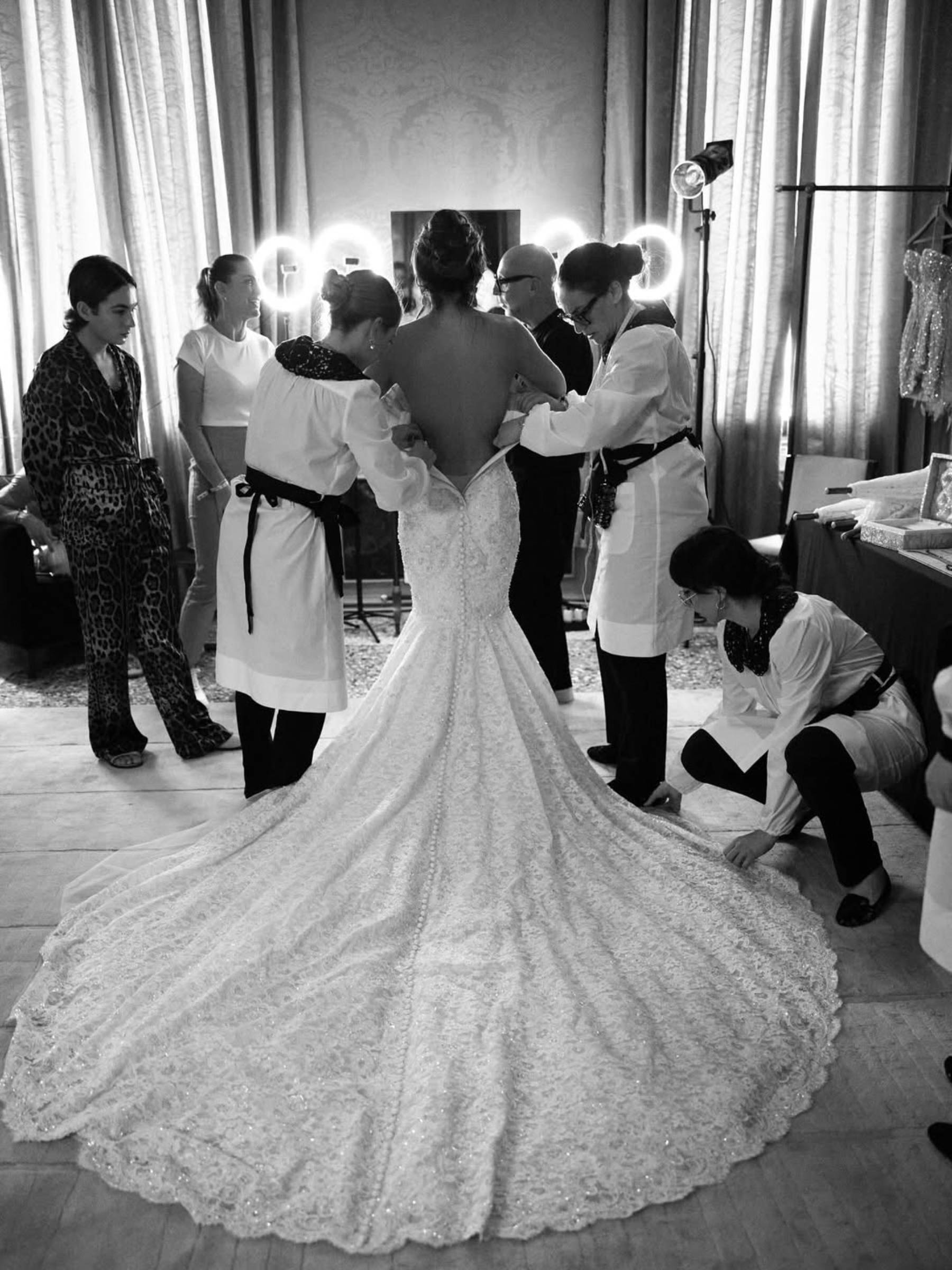 Lauren S&aacute;nchez en el d&iacute;a de su boda. (Foto: RRSS)