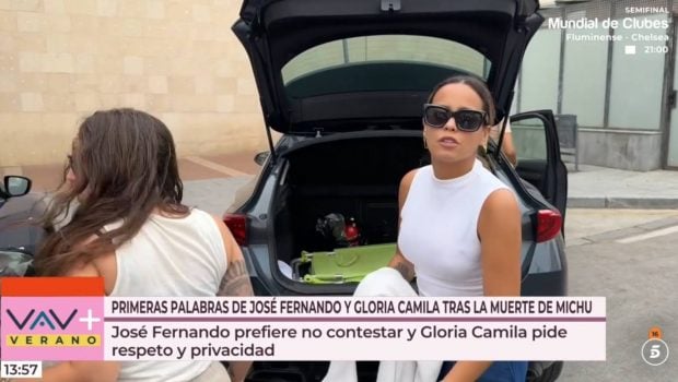 Primeras im&aacute;genes de Jos&eacute; Fernando y Gloria Camila tras la muerte de Michu. (FOTO: TELECINCO)