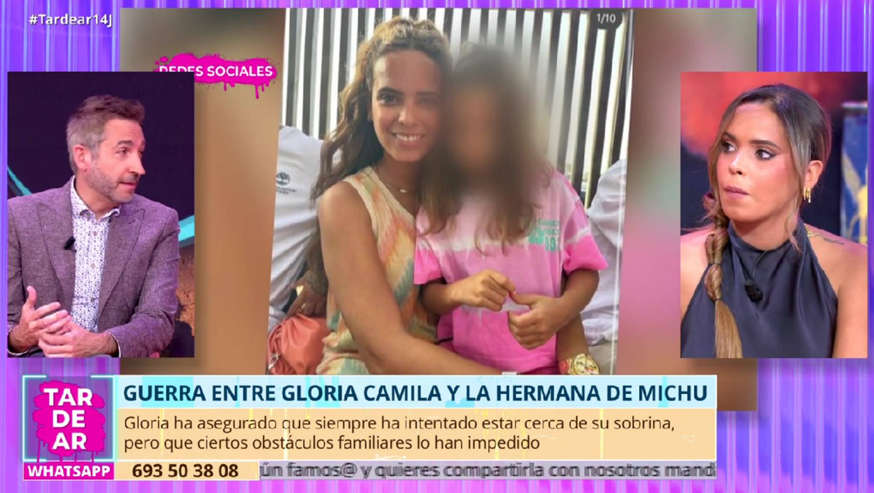 Gloria Camila en 'TardeAR'. (Foto: Telecinco)