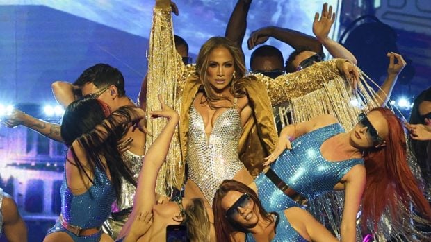 JLo en su concierto de Madrid. (Foto: Gtres)