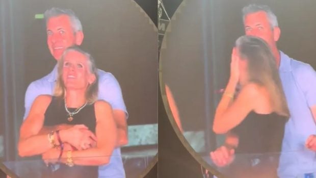 Andy Byron y Kristin Kabot en el concierto de 'Coldplay'. (FOTO: REDES SOCIALES)