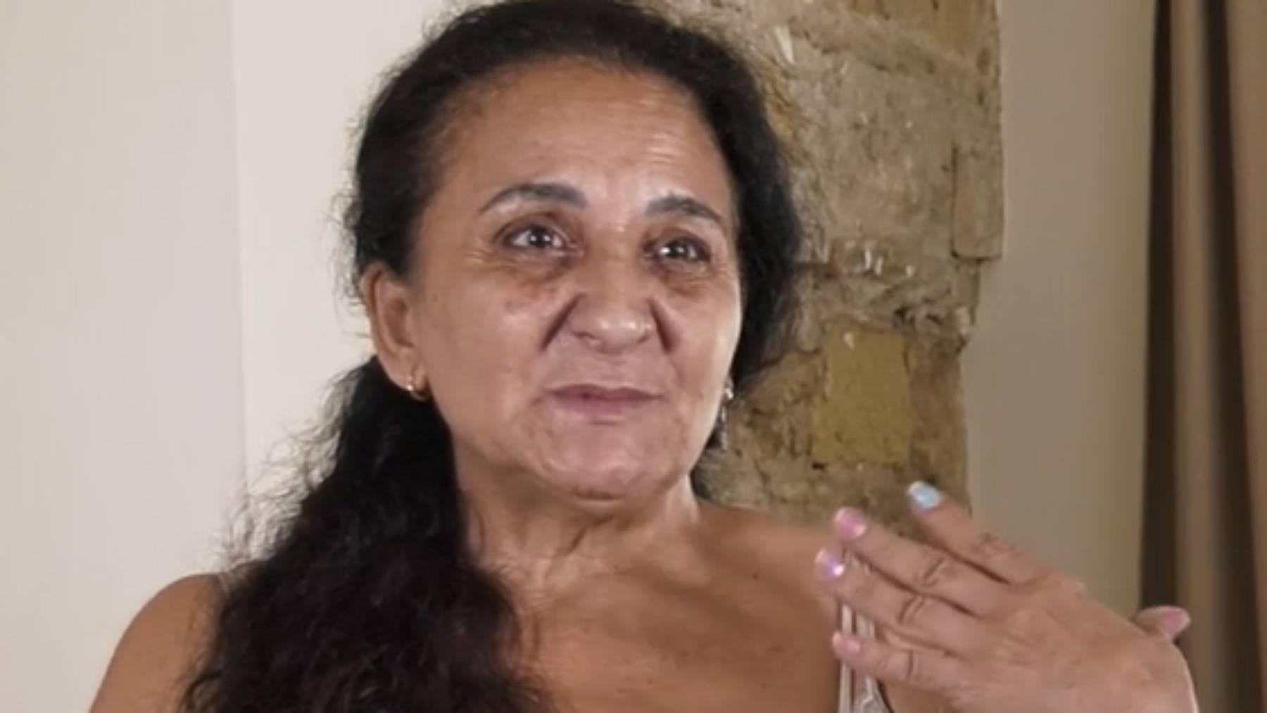 Inmaculada Gamaza, madre de Michu, en '&iexcl;De viernes!'. (Foto: Telecinco)