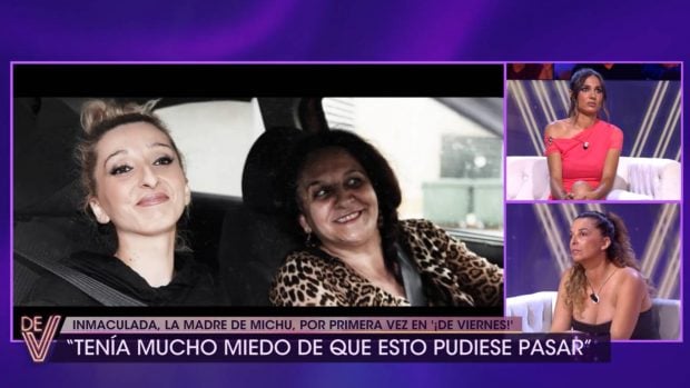 Tamara y Gemma Ald&oacute;n en '&iexcl;De viernes!'. (Foto: Telecinco)