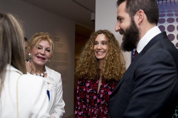 Blanca Cuesta, Borja Thyssen y Tita Cervera. (FOTOS: GTRES)