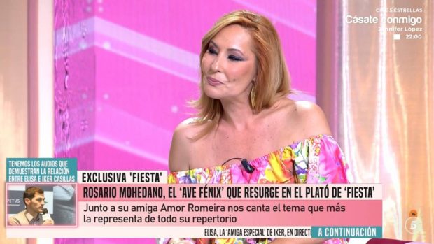 Chayo Mohedano en 'Fiesta'. (Foto: Telecinco)