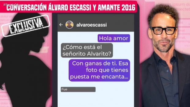 Conversaci&oacute;n de &Aacute;lvaro Mu&ntilde;oz Escassi y Ruth. (Foto: Telecinco)