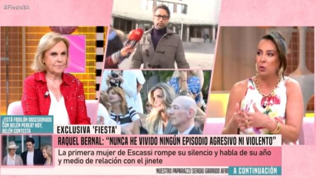 M&oacute;nica Vergara y Paloma Barrientos en 'Fiesta'. (Foto: Telecinco)