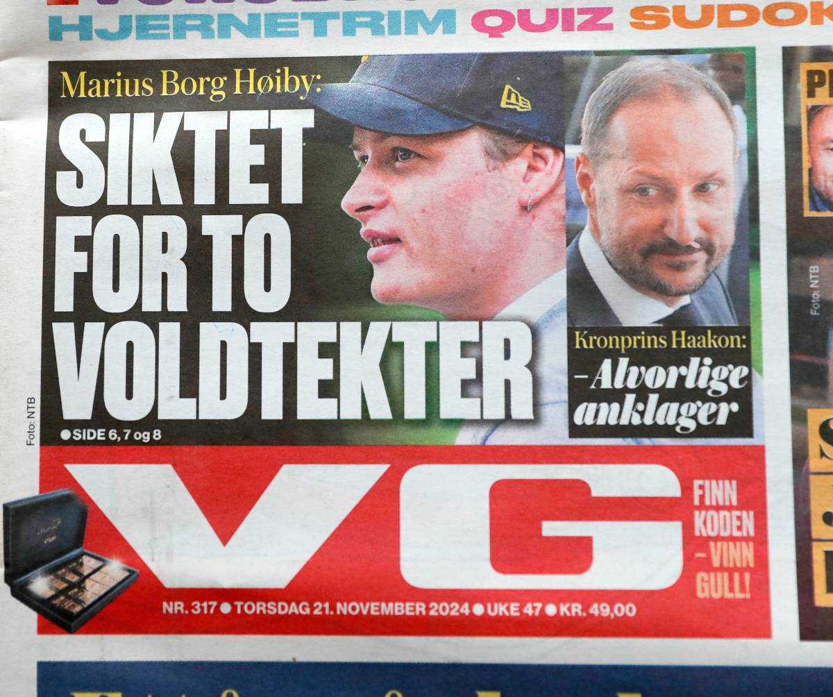 Art&iacute;culos de peri&oacute;dicos y revistas del 21 de noviembre de 2024: Marius Borg H&oslash;iby ha sido arrestado bajo sospecha de violaci&oacute;n. (Gtres)