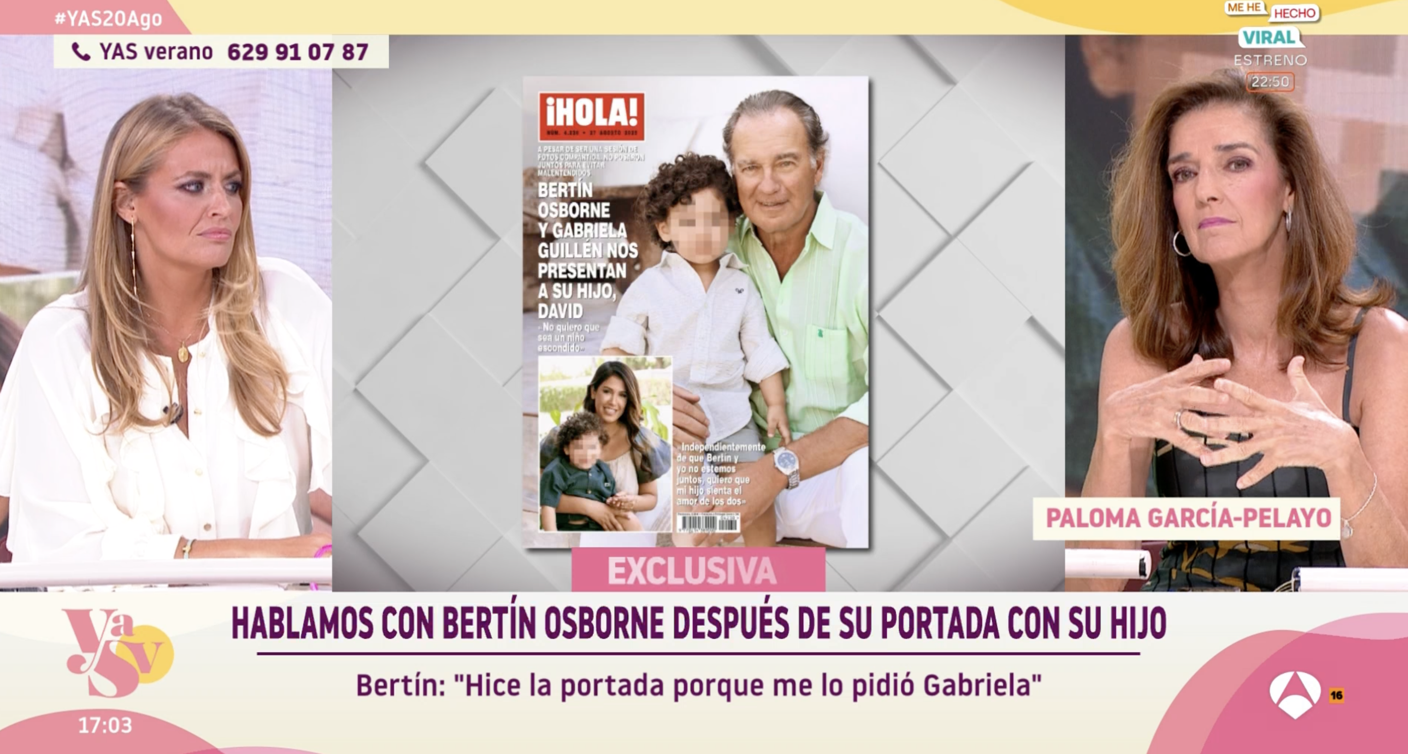 Captura de Paloma Garc&iacute;a-Pelayo en 'Y ahora Sonsoles'. (Foto: Antena 3)