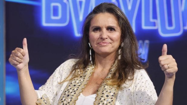 Sandra García-Sanjuán en un plató de televisión. (Foto: Gtres)