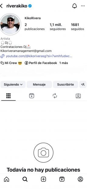 Kiko Rivera, Irene Rosales, instagram Kiko Rivera