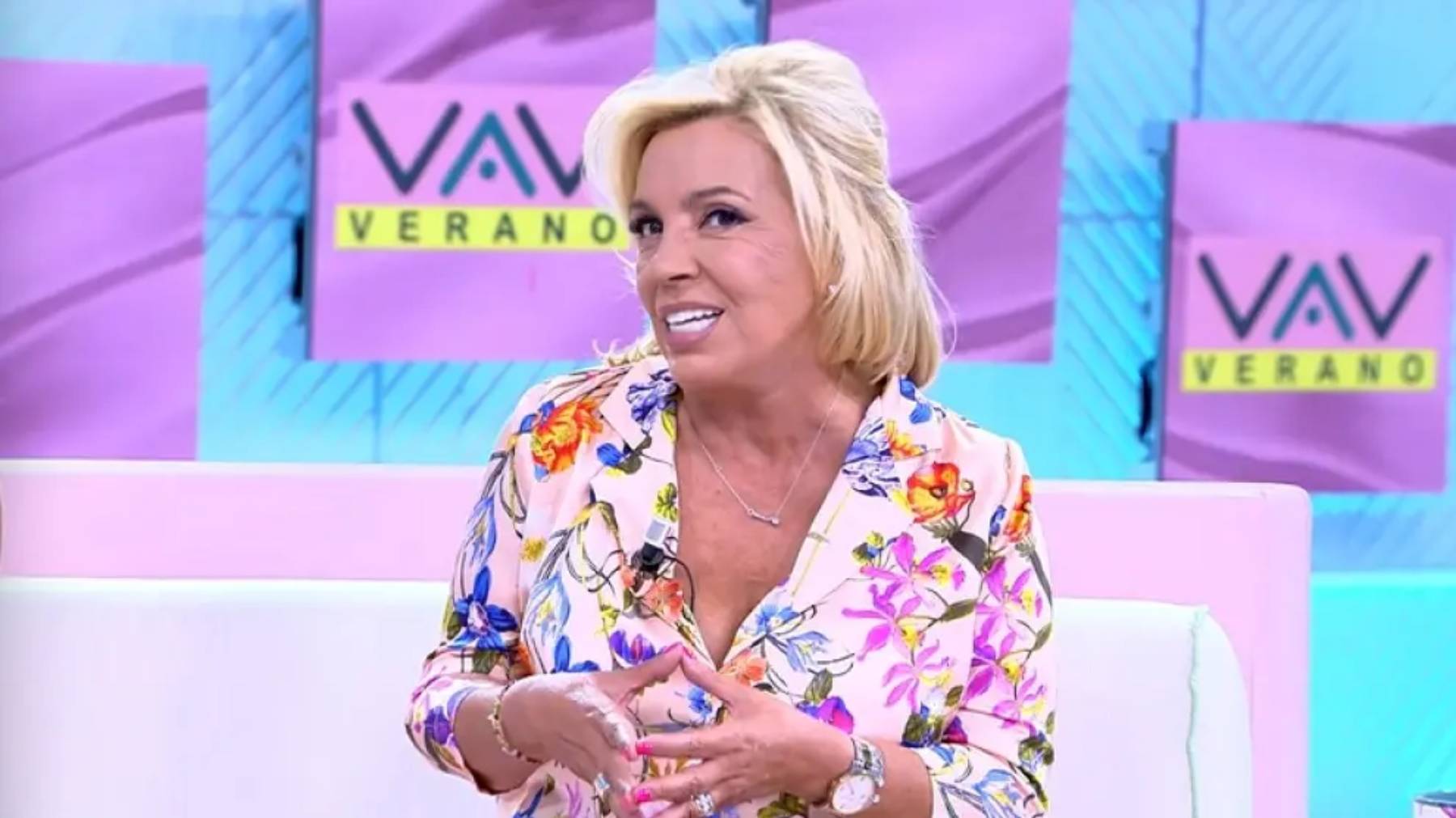 Carmen Borrego en 'Vamos a ver'. (Foto: Telecinco)
