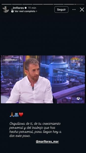 Laura Matamoros reacciona a la entrevista de su tía Mar con Pablo Motos. (FOTO: REDES SOCIALES)
