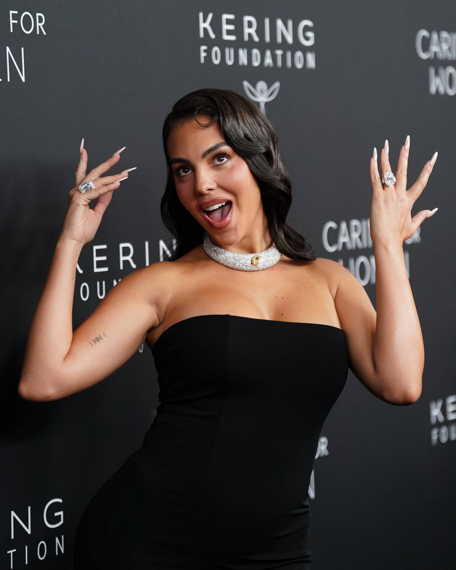 Georgina Rodr&iacute;guez en un evento en Nueva York. (Foto: Gtres)