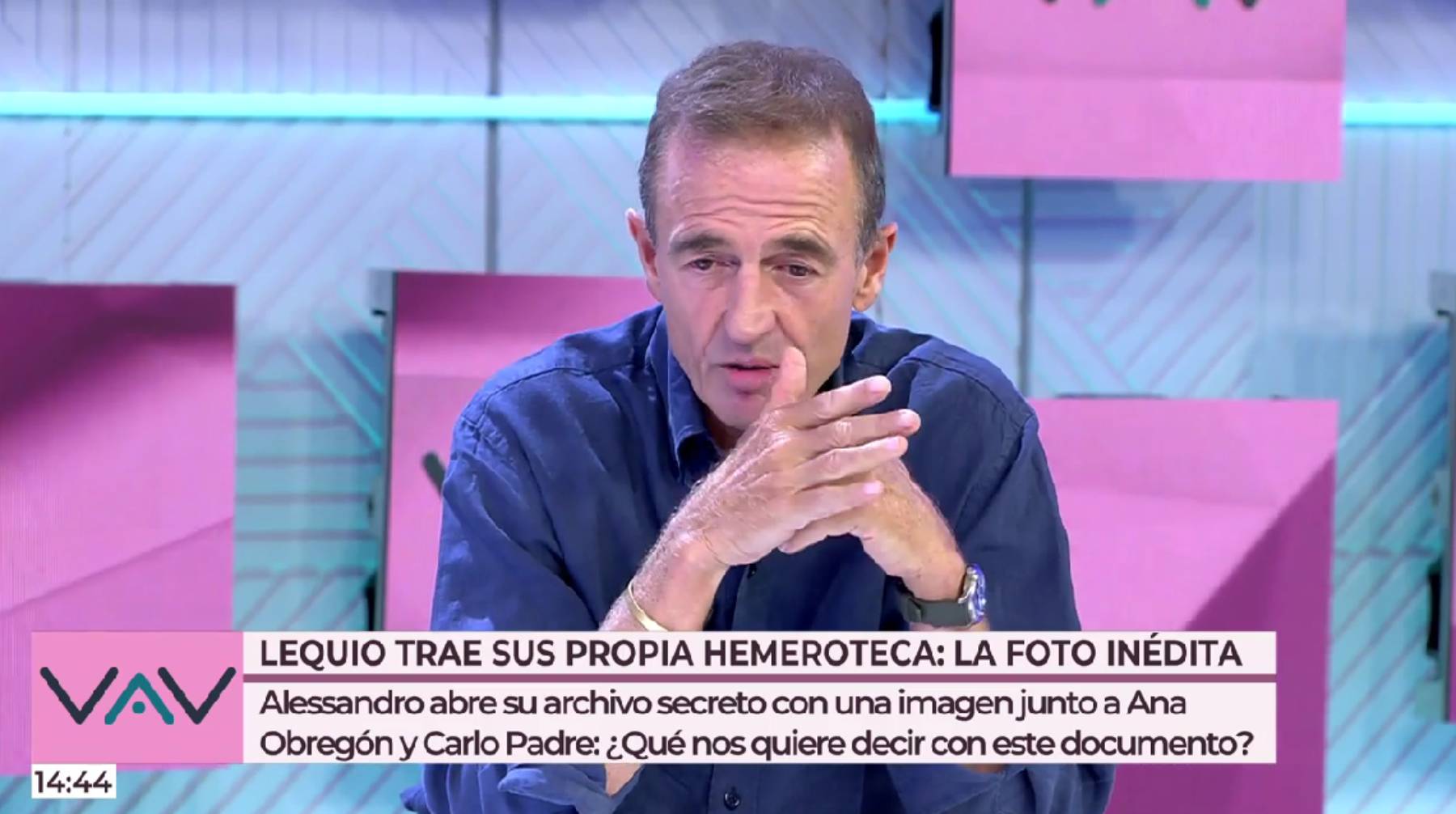 Alessandro Lequio en 'Vamos a ver'. (Foto: Telecinco)
