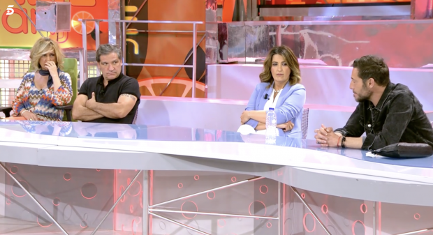 Captura de los colaboradores de 'S&aacute;lvame'. (Foto: Telecinco)