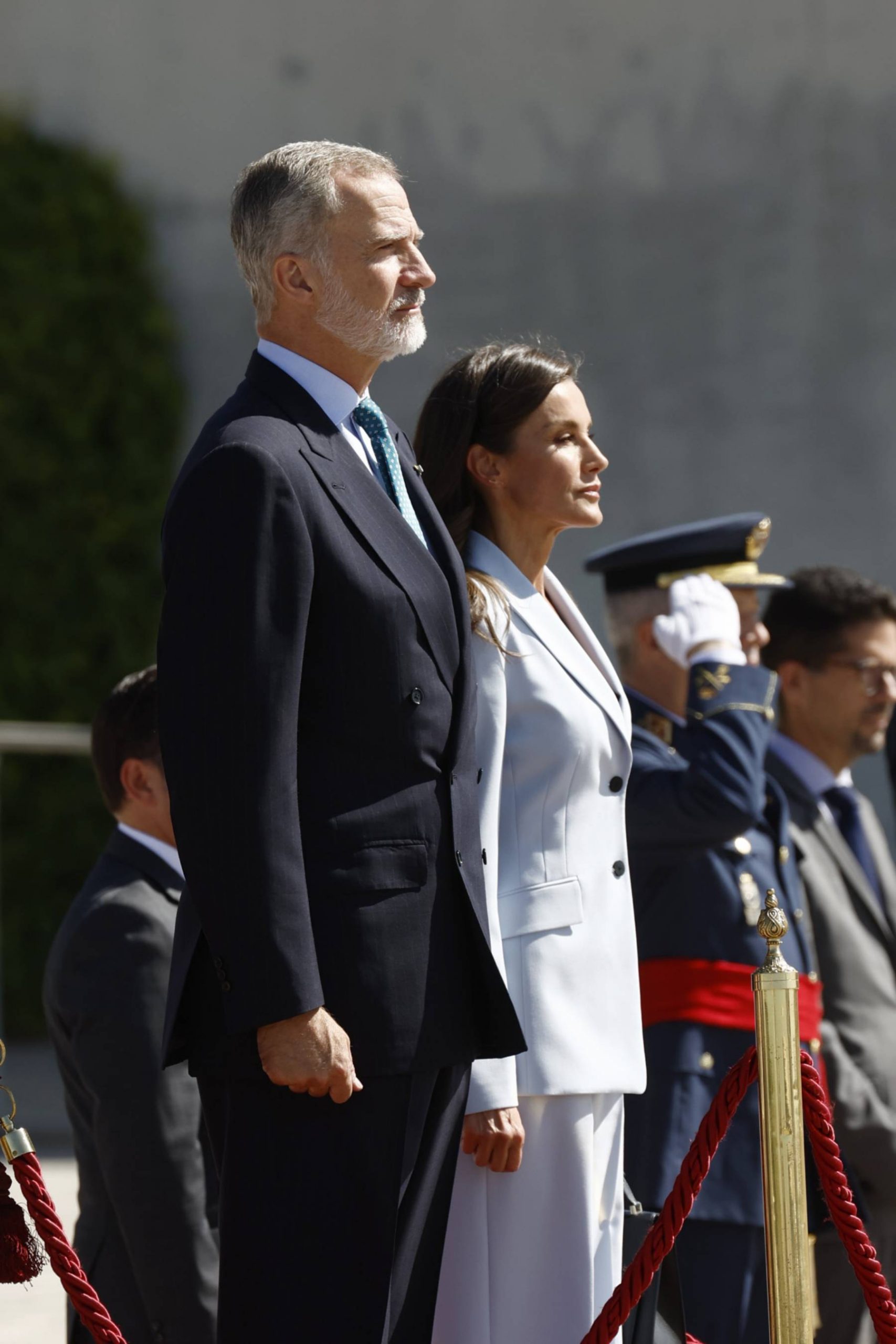 Los Reyes Felipe y Letizia en un acto oficial. (Foto: Gtres)