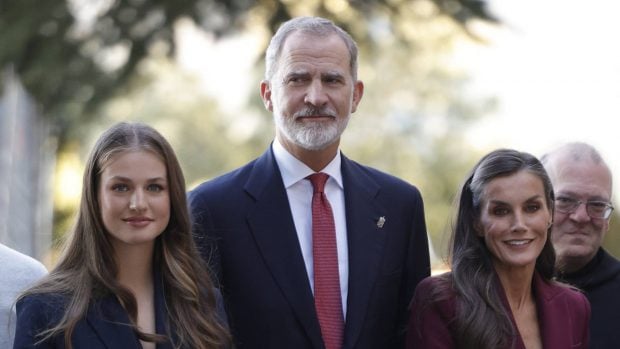 La princesa Leonor y los Reyes Felipe VI y do&ntilde;a Letizia. (Foto: Gtres)