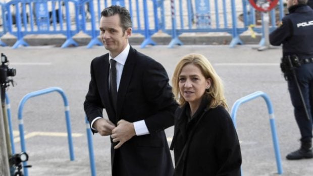 La infanta Cristina e I&ntilde;aki Urdangarin durante el caso N&oacute;os. (Foto: Gtres)