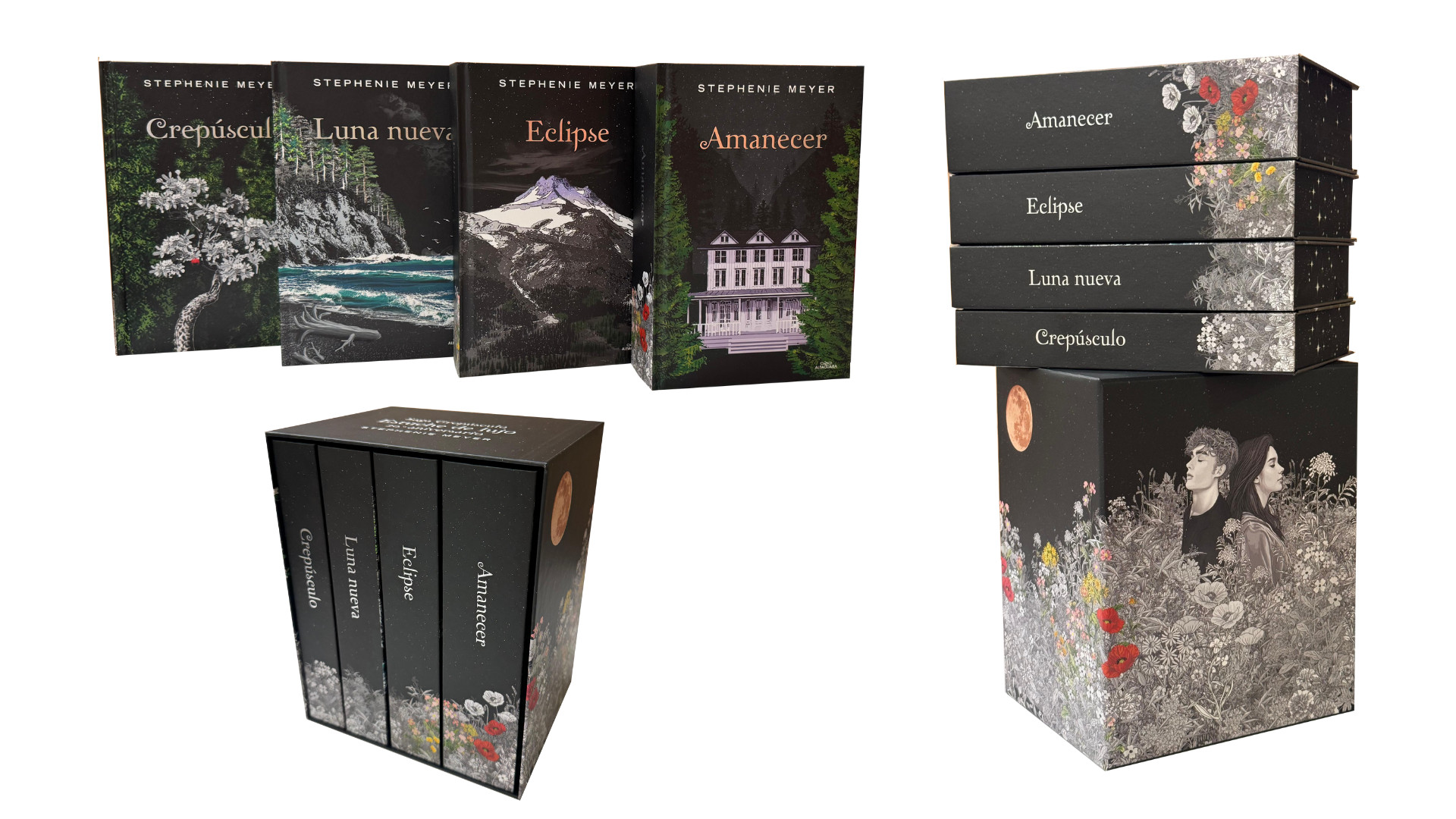 La nueva edici&oacute;n especial de la Saga Crep&uacute;sculo por el 20 aniversario. (Foto: Penguin Libros)