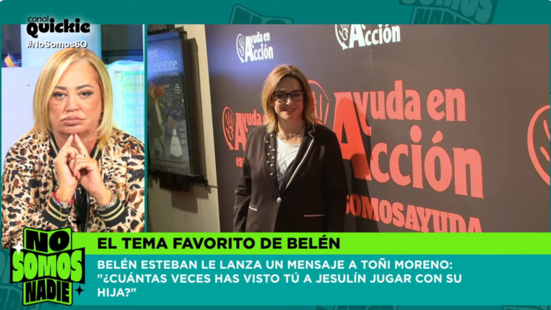 Bel&eacute;n Esteban en 'No somos nadie'. (Foto: YouTube)