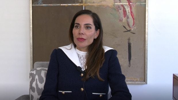 Carmen Pe&ntilde;as en una entrevista con LOOK. (Foto: LOOK)
