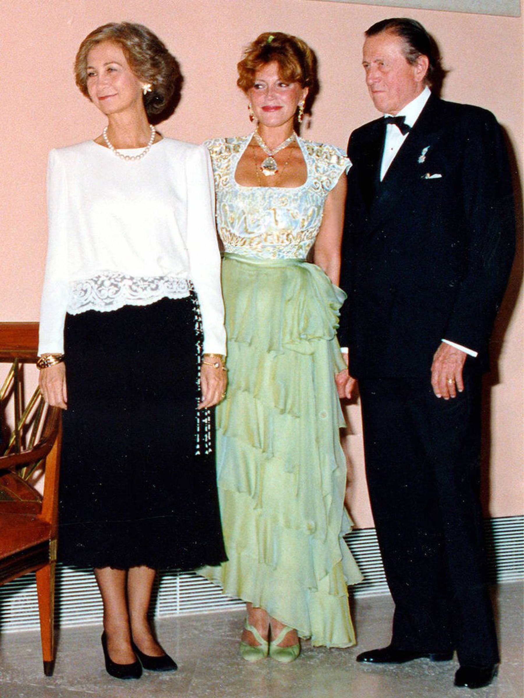 La baronesa en la inauguraci&oacute;n del Museo Thyssen. (Foto: Archivo fotogr&aacute;fico baronesa Thyssen-Bornemisza)