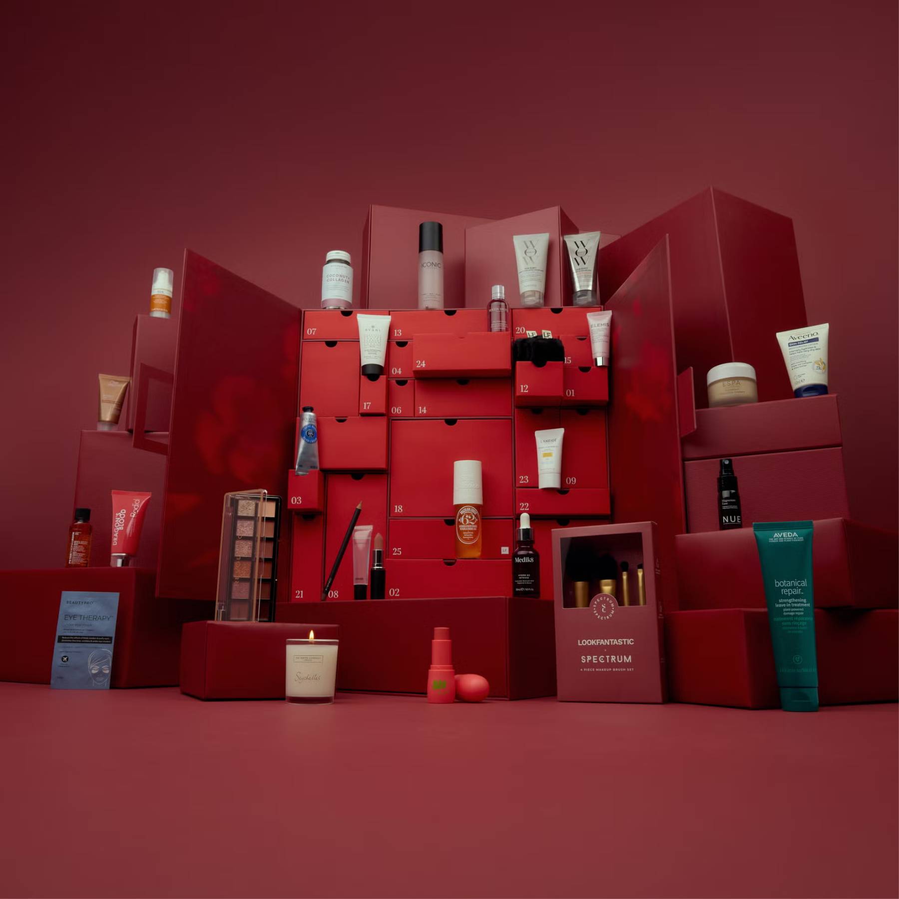 El calendario de Adviento de Lookfantastic. (Foto: Lookfantastic)