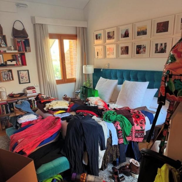 As&iacute; es el dormitorio de Nuria Roca y Juan del Val. (Foto: Redes Sociales)