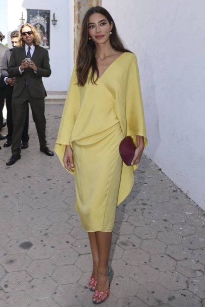 Roc&iacute;o Crusset en la boda de su hermano. (Foto: Gtres)