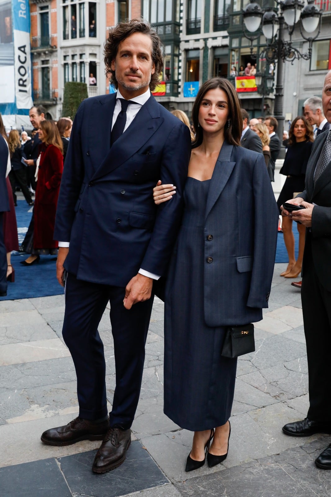 Feliciano L&oacute;pez y Sandra Gago en los Premios Princesa de Asturias. (Foto: Gtres)