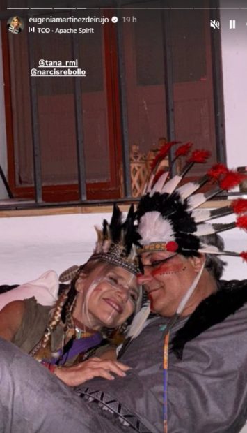 Narcis Rebollo y Eugenia Mart&iacute;nez de Irujo en el cumplea&ntilde;os de Tana. (Foto: Instagram)