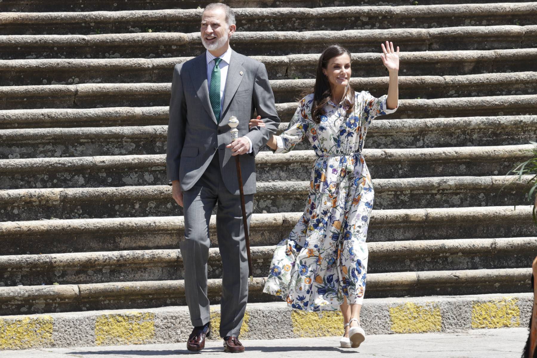 Los Reyes Felipe y Letizia en un acto oficial. (Foto: Gtres)