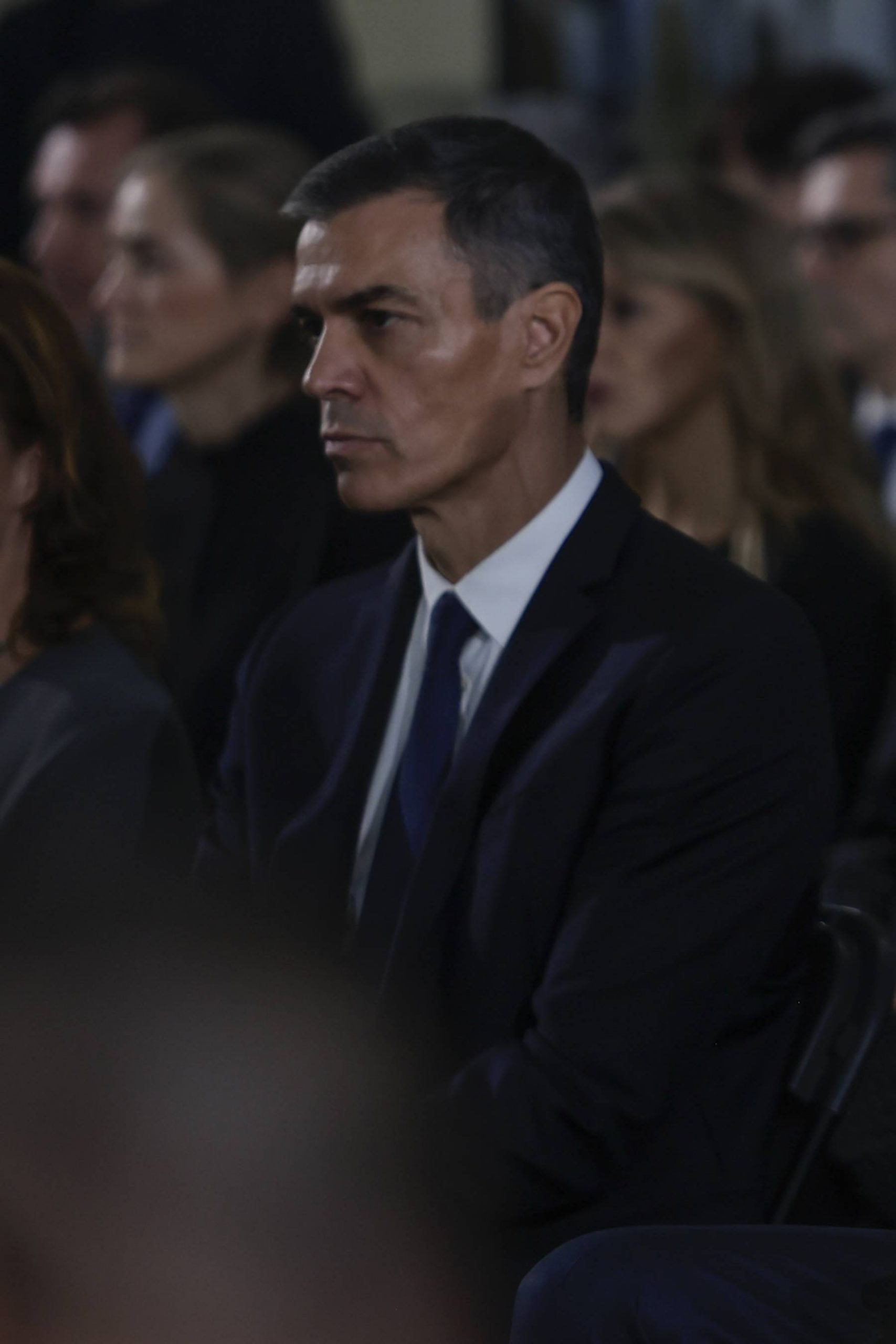 Pedro S&aacute;nchez en el homenaje de Estado a las v&iacute;ctimas de la DANA. (Foto: Gtres)