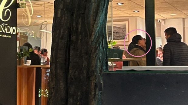 Mar&iacute;a del Monte en el restaurante Ca&ntilde;ad&iacute;o. (Foto: LOOK)