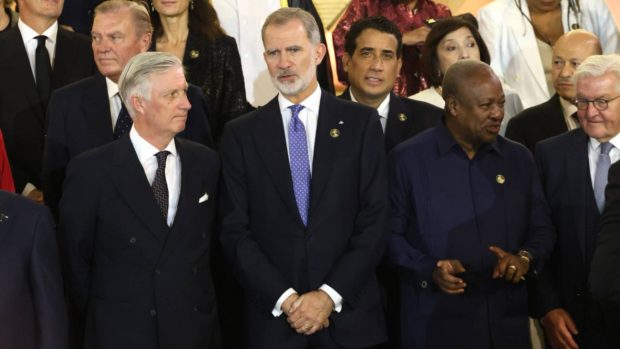 El rey Felipe VI en Giza. (Foto: Casa Real)