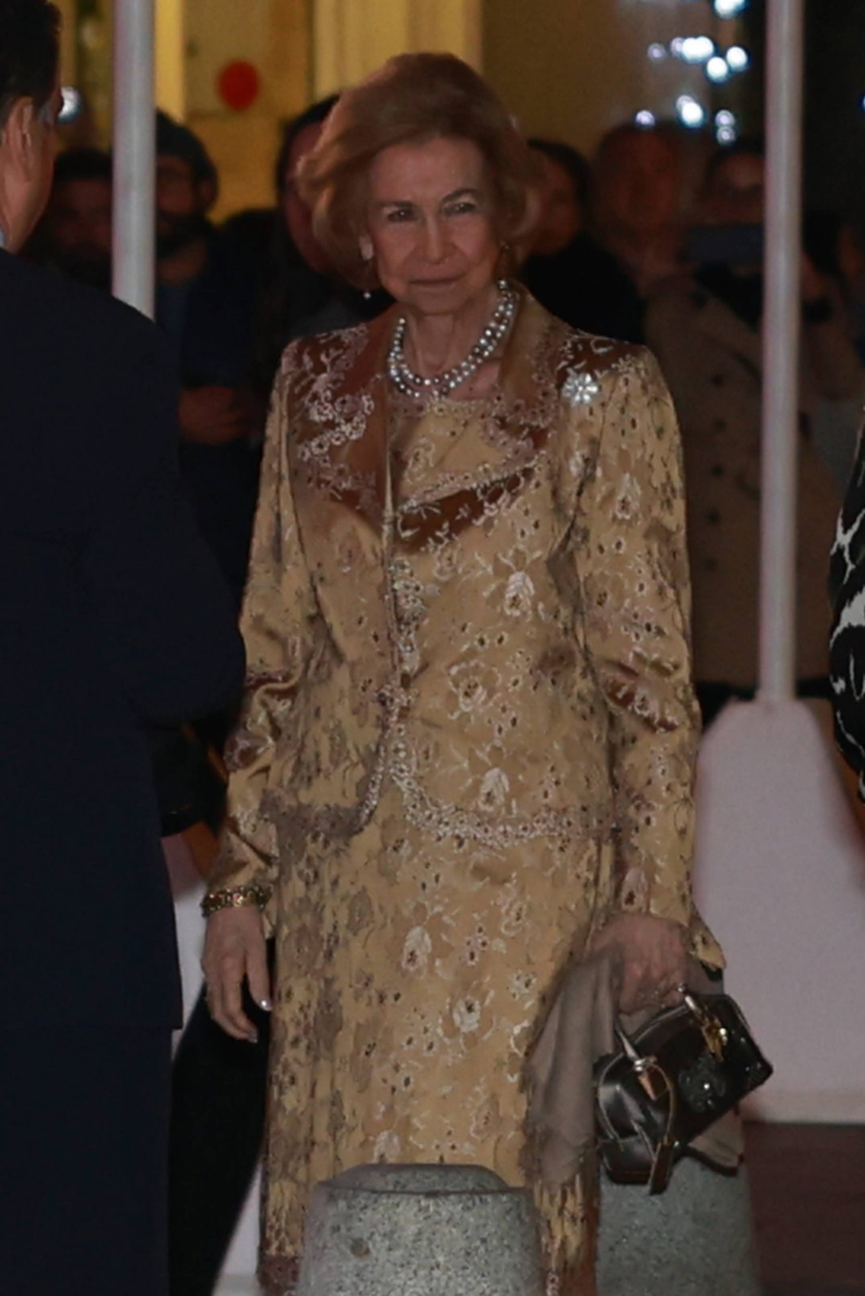 La Reina Sof&iacute;a en un acto oficial. (Foto: Gtres)