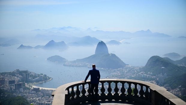 El pr&iacute;ncipe Guillermo durante su visita a Brasil. (Foto: Gtres)