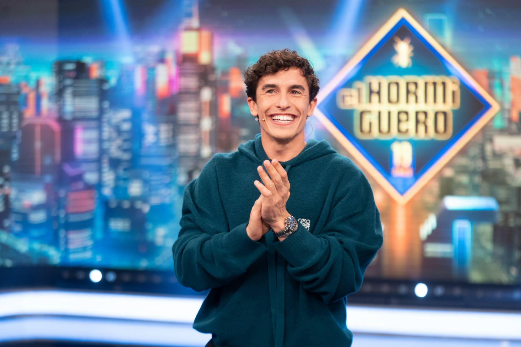 Marc M&aacute;rquez en 'El Hormiguero'. (Foto: Gtres)