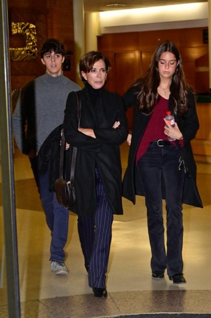 Lydia Bosch con sus dos hijos, Ana y Juan Martín. (Foto: Gtres)