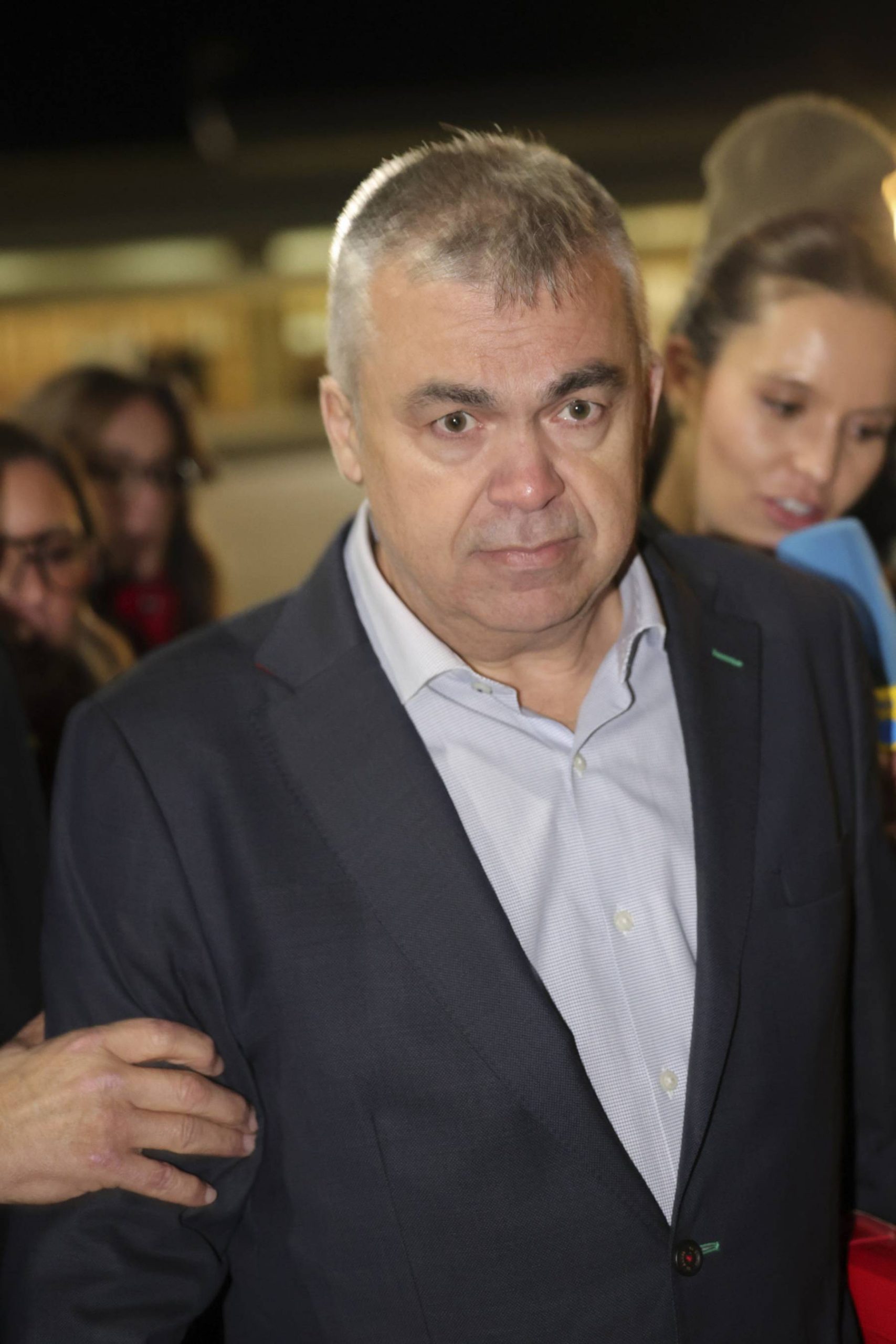 Santos Cerdán a su salida de prisión. (Foto: Gtres)