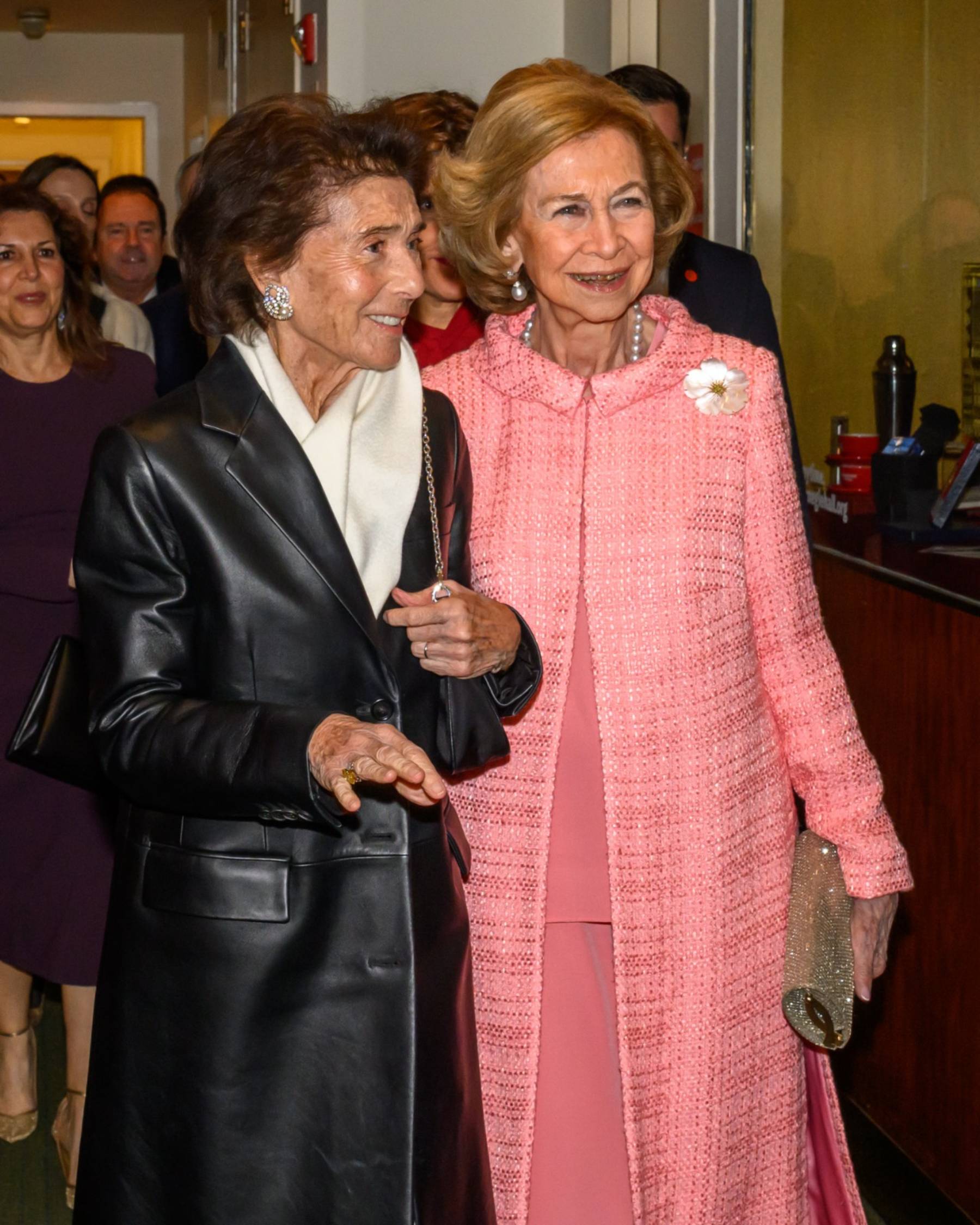 La Reina Sof&iacute;a en un acto oficial en Nueva York. (Foto: Gtres)
