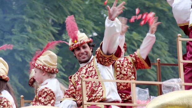 Fran Rivera como paje en la cabalgata de Reyes. (Foto: Gtres)