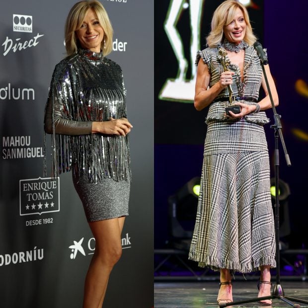 El contraste de estilos de Susanna Griso en sus dos &uacute;ltimas apariciones p&uacute;blicas. (Fotos: Gtres)